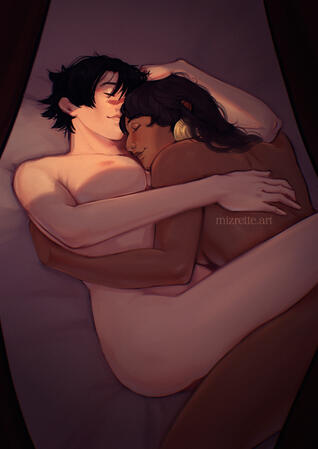 Two Characters - Fully Painted