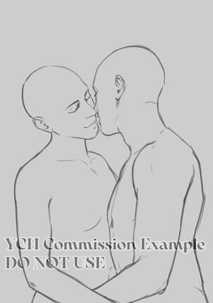 YCH Couple C Monochrome: 70€ Fully painted: 160€ 130€