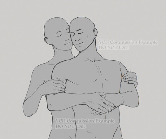 D - YCH Couple Monochrome: 100€ Fully painted: 190€