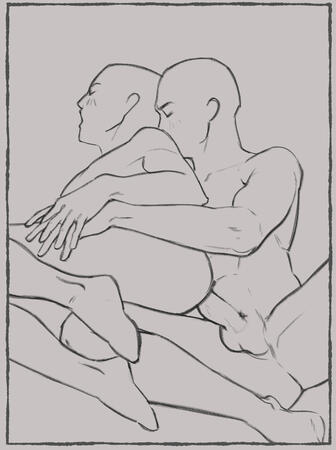 NSFW YCH 4 Monochrome: 80€ Fully painted: 200€